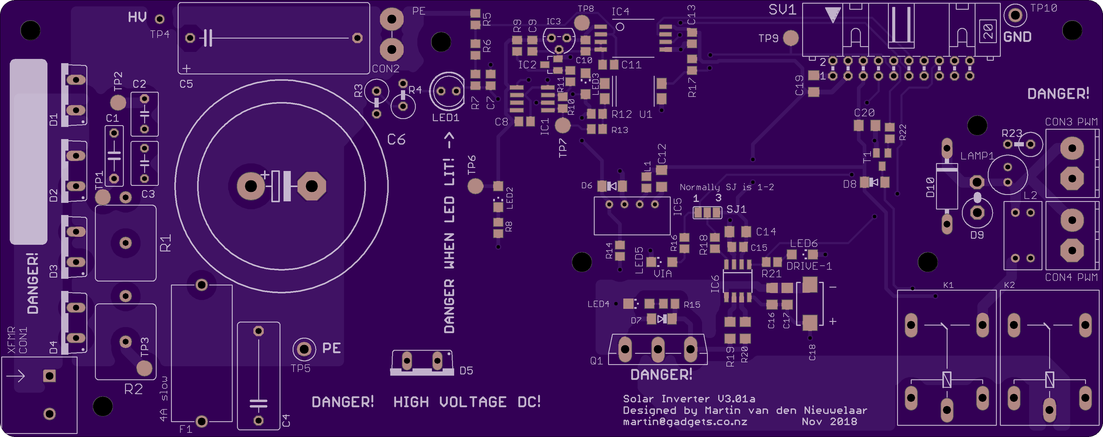 PCB for inverter