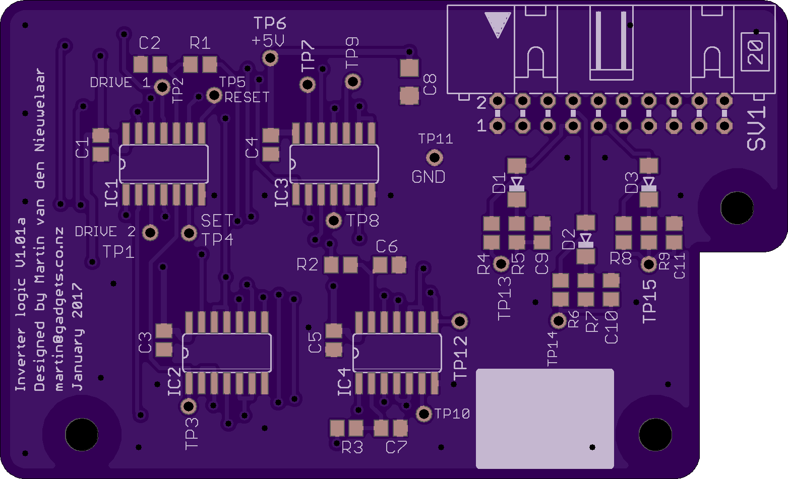 PCB for inverter logic