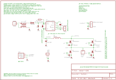 Schematic for boost converter