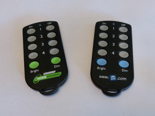 X-10 compatible key fob remotes