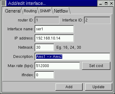 Adding interfaces manually